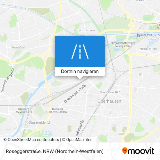 Roseggerstraße Karte