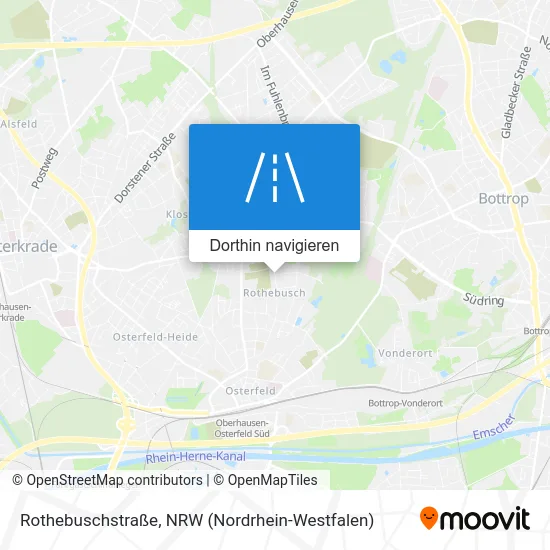 Rothebuschstraße Karte