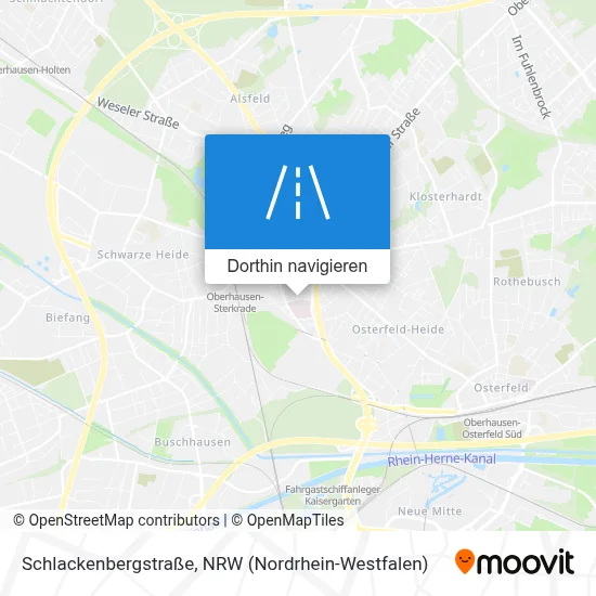 Schlackenbergstraße Karte