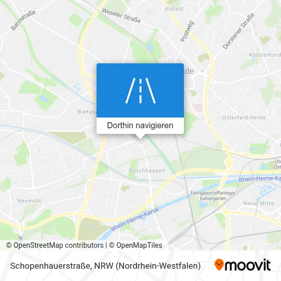 Schopenhauerstraße Karte