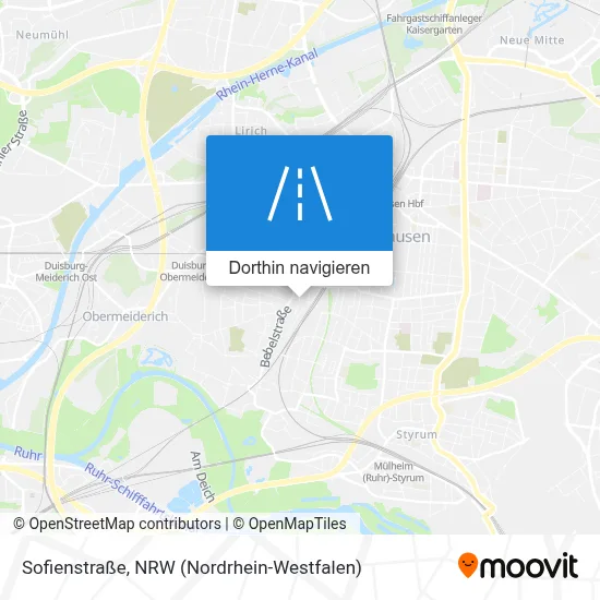 Sofienstraße Karte