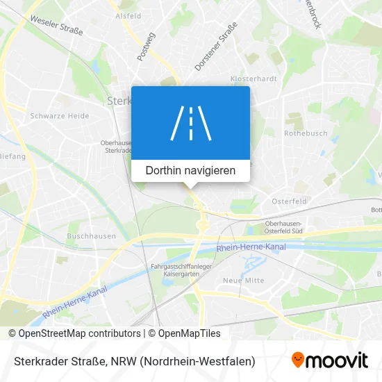 Sterkrader Straße Karte