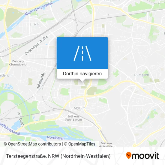 Tersteegenstraße Karte