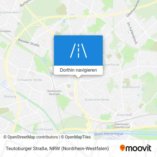 Teutoburger Straße Karte