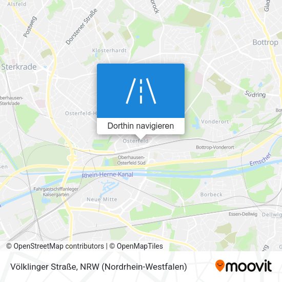 Völklinger Straße Karte