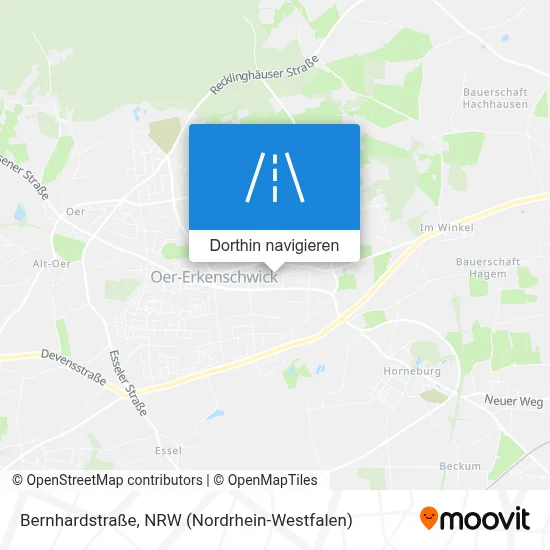 Bernhardstraße Karte