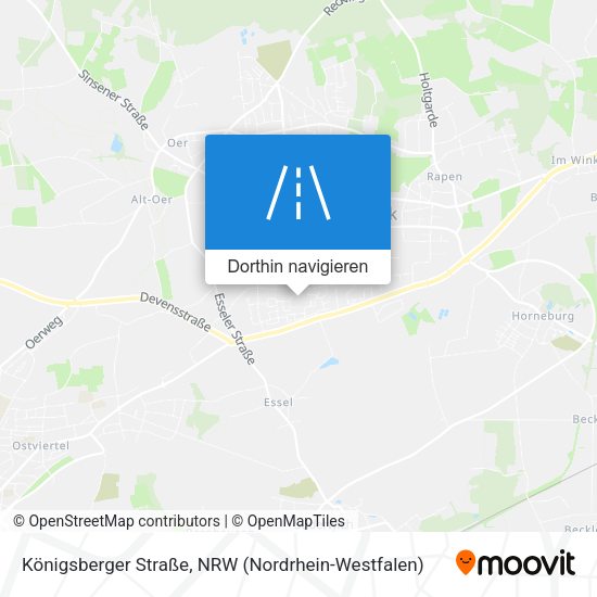 Königsberger Straße Karte