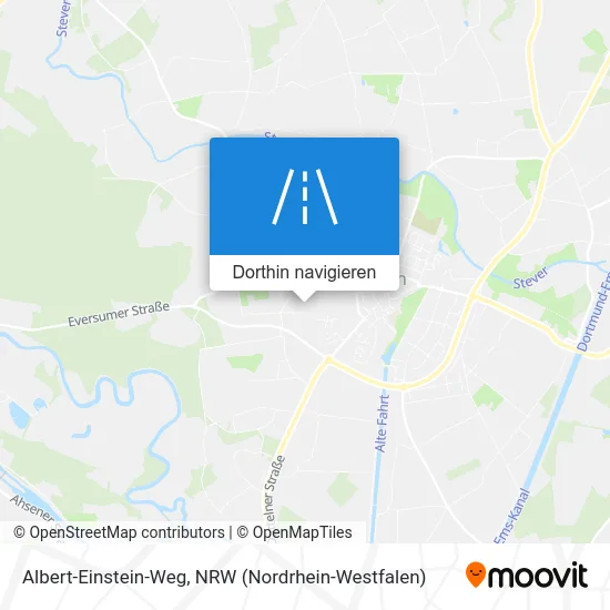 Albert-Einstein-Weg Karte