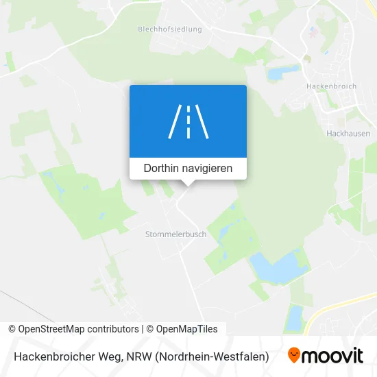 Hackenbroicher Weg Karte