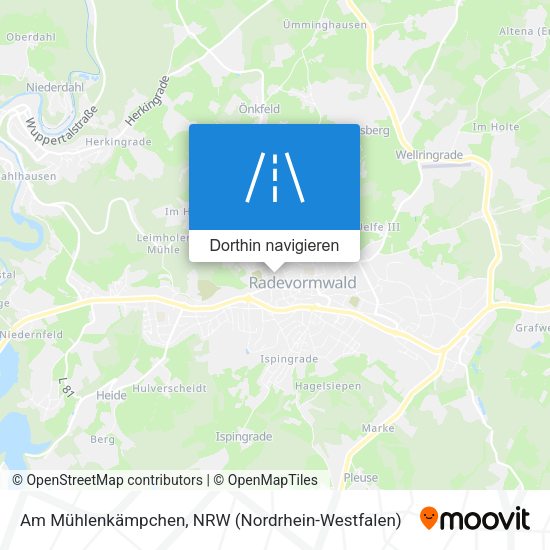 Am Mühlenkämpchen Karte