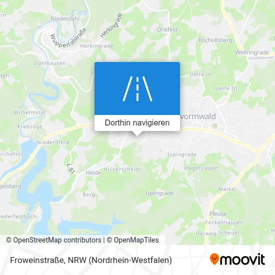 Froweinstraße Karte