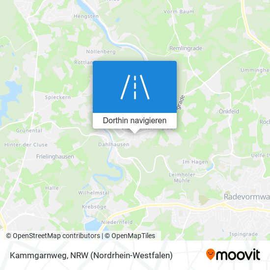 Kammgarnweg Karte