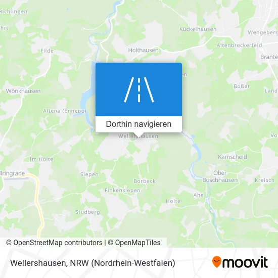 Wellershausen Karte