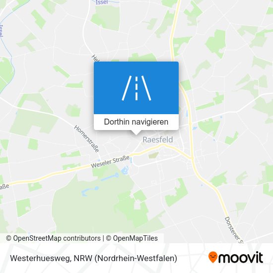 Westerhuesweg Karte