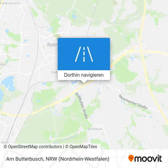 Am Butterbusch Karte