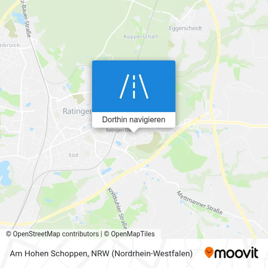 Am Hohen Schoppen Karte