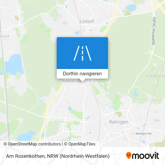 Am Rosenkothen Karte