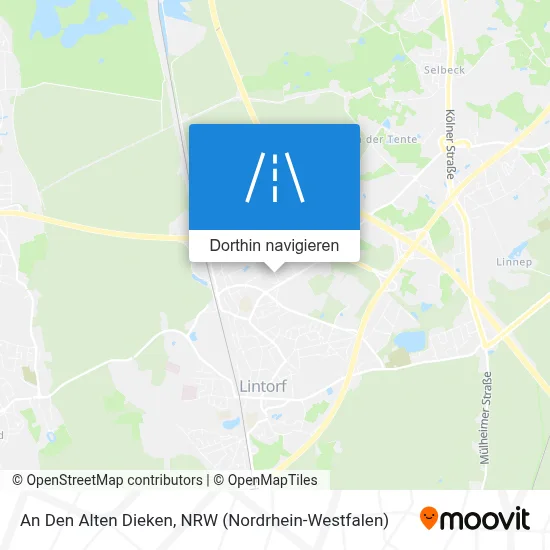 An Den Alten Dieken Karte