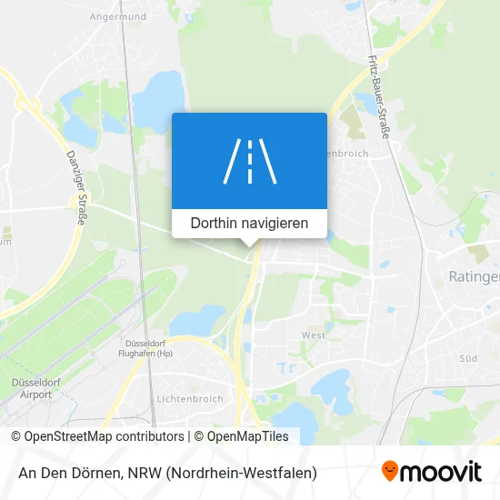 An Den Dörnen Karte