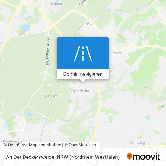 An Der Deckersweide Karte