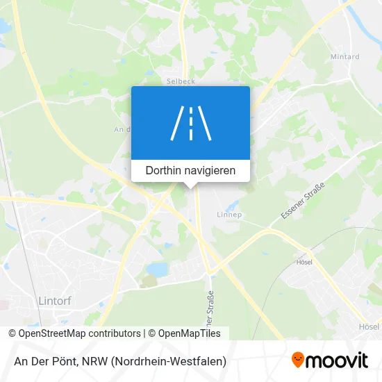 An Der Pönt Karte