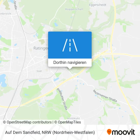 Auf Dem Sandfeld Karte