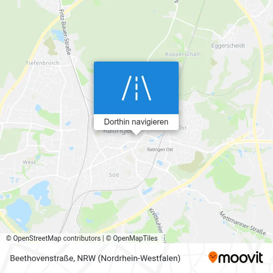 Beethovenstraße Karte