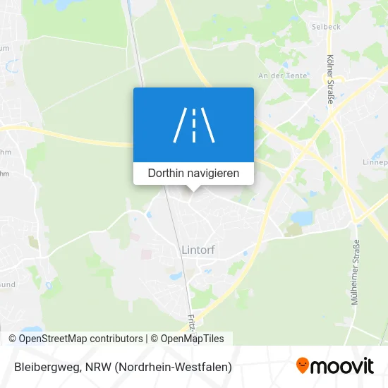 Bleibergweg Karte