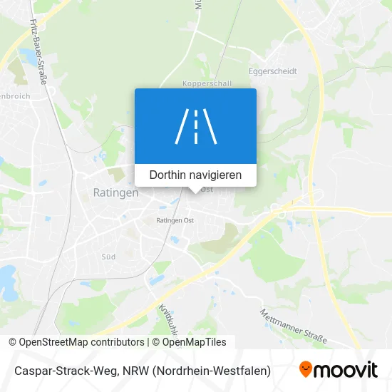 Caspar-Strack-Weg Karte