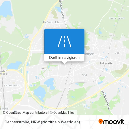 Dechenstraße Karte