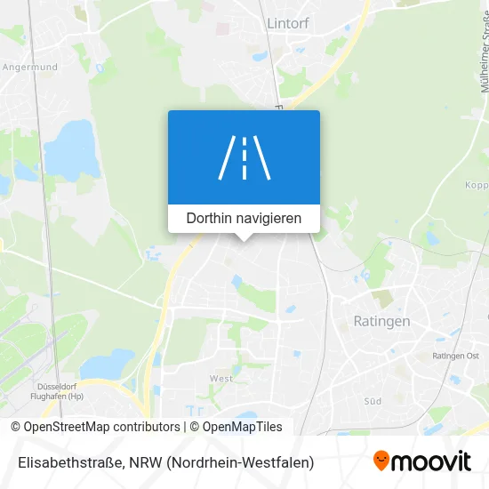 Elisabethstraße Karte