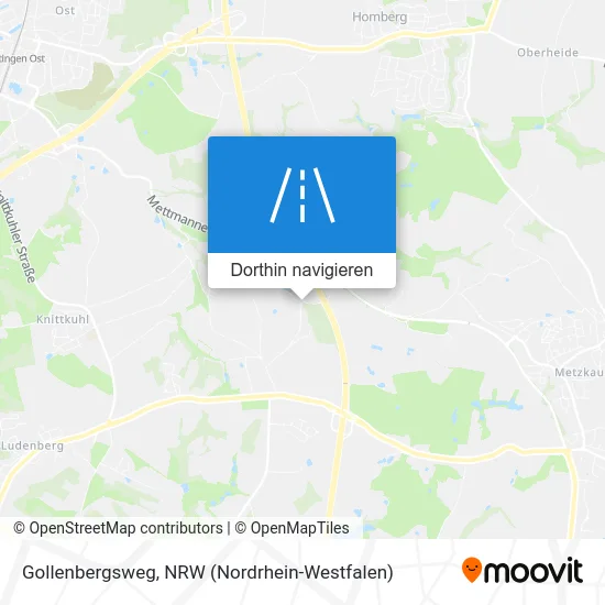 Gollenbergsweg Karte