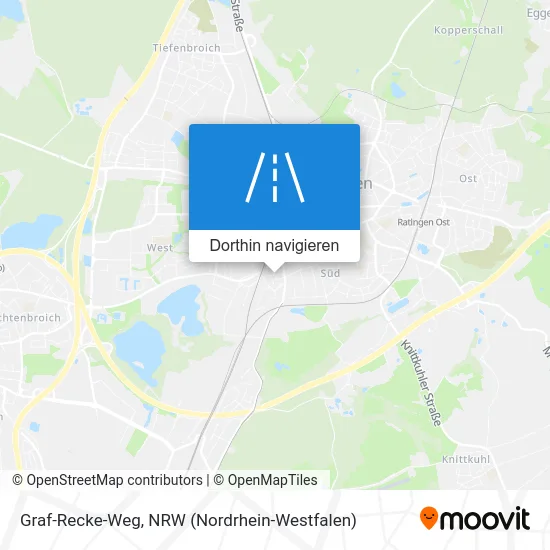 Graf-Recke-Weg Karte