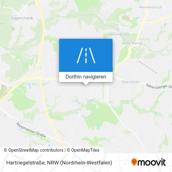 Hartriegelstraße Karte