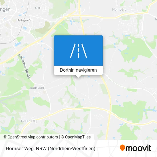 Hornser Weg Karte