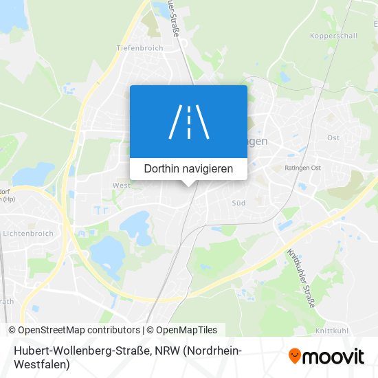 Hubert-Wollenberg-Straße Karte