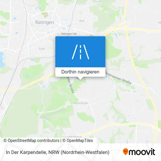 In Der Karpendelle Karte