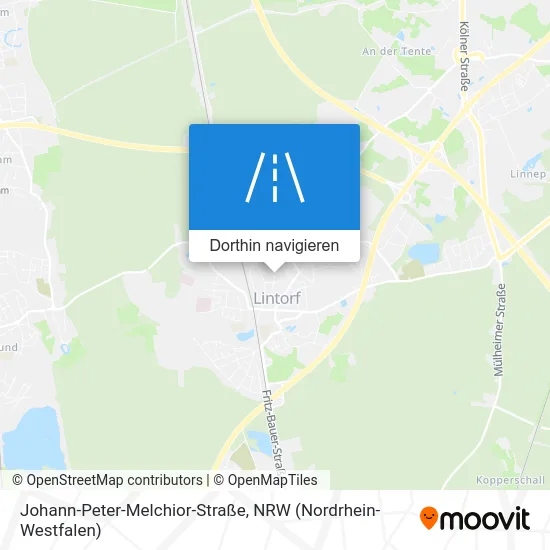 Johann-Peter-Melchior-Straße Karte