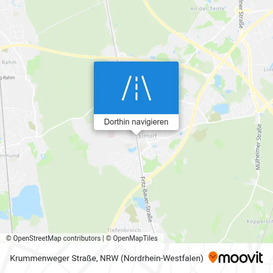 Krummenweger Straße Karte