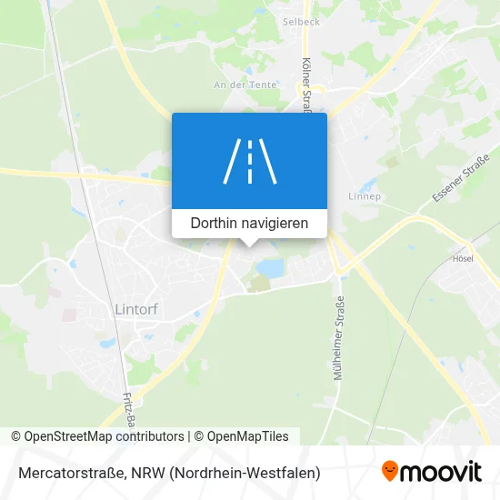 Mercatorstraße Karte