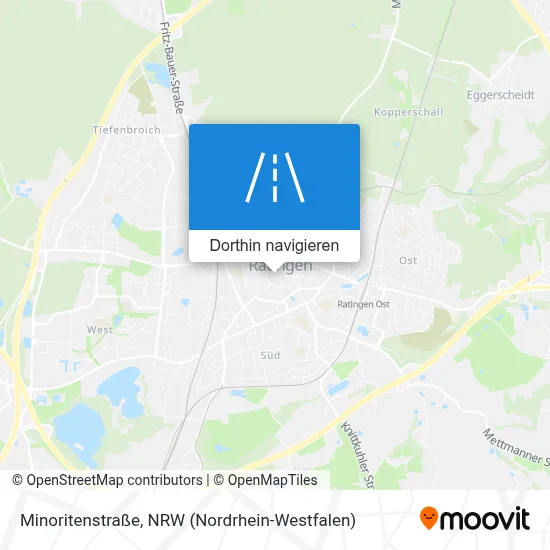 Minoritenstraße Karte