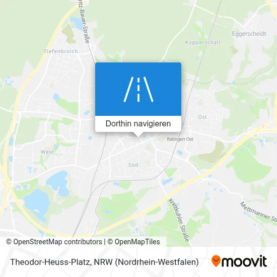 Theodor-Heuss-Platz Karte