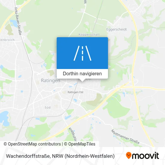 Wachendorffstraße Karte