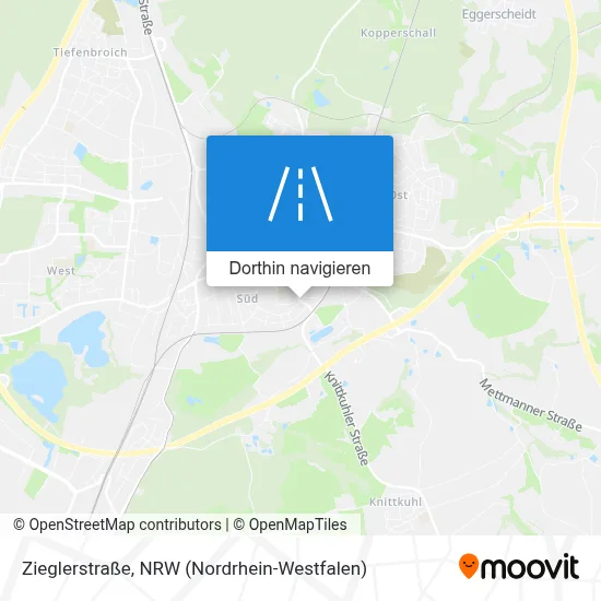 Zieglerstraße Karte