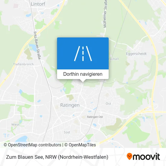 Zum Blauen See Karte