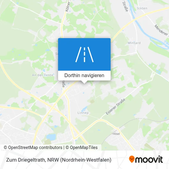 Zum Driegeltrath Karte