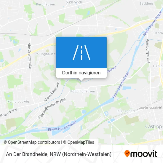 An Der Brandheide Karte