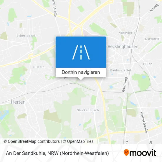 An Der Sandkuhle Karte