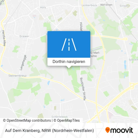 Auf Dem Kranberg Karte