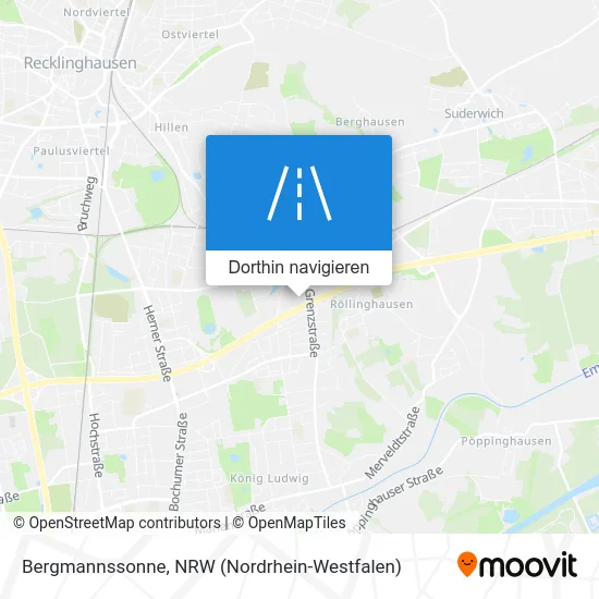 Bergmannssonne Karte